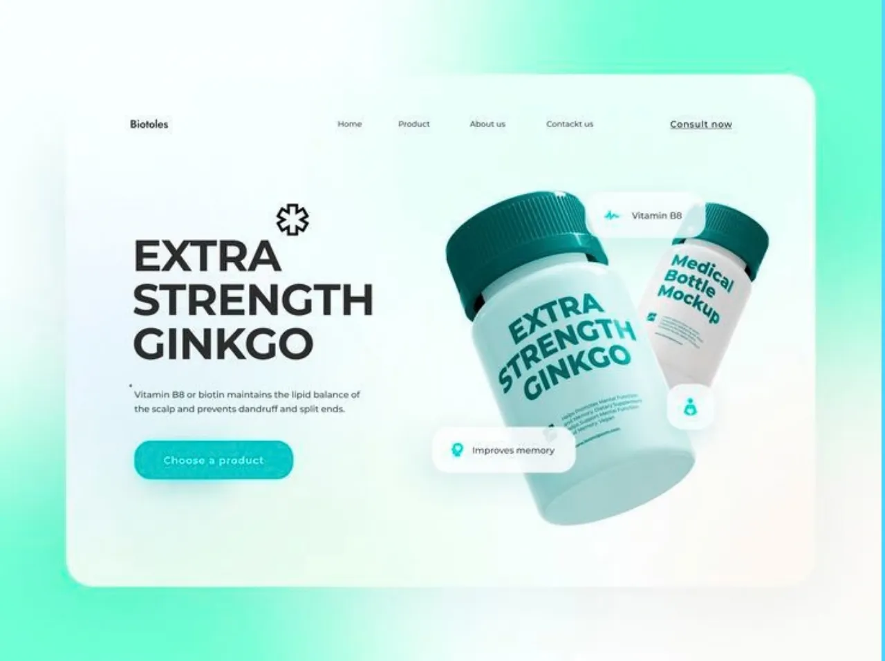 Healthcare website concept: Clinic website