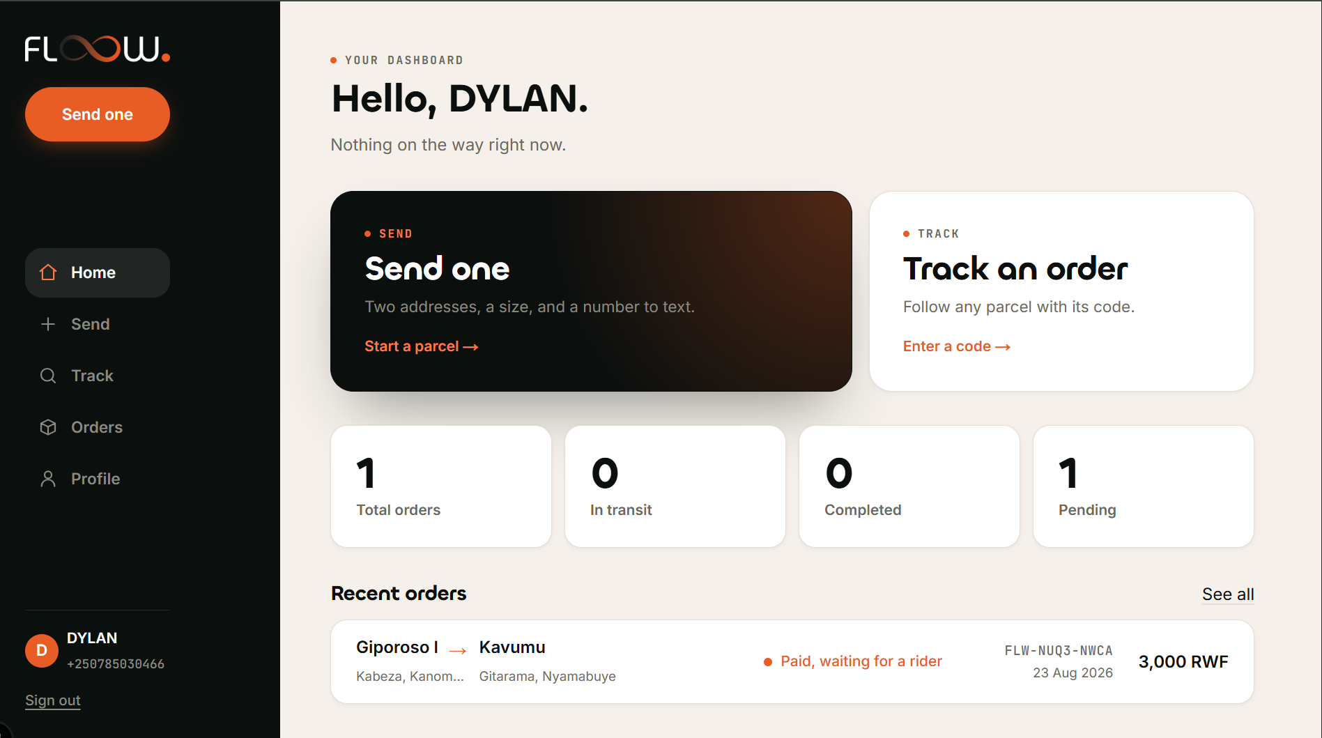Floow interface